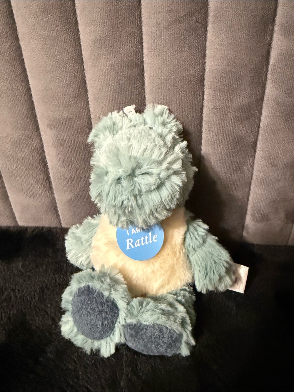 Aurora World ebba Baby Elephant Plush Rattle Sage Green Soft Stuffed Animal 2023